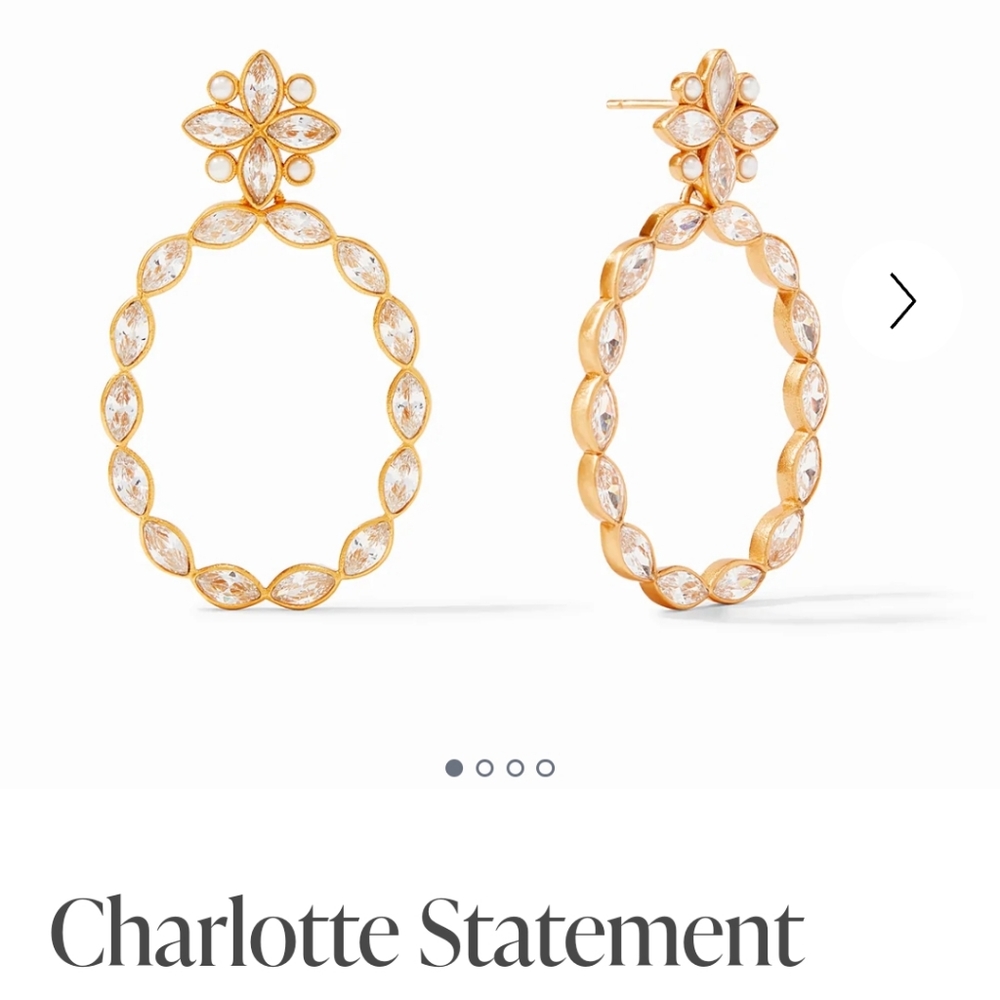 Julie Vos Charlotte Statement Earrings